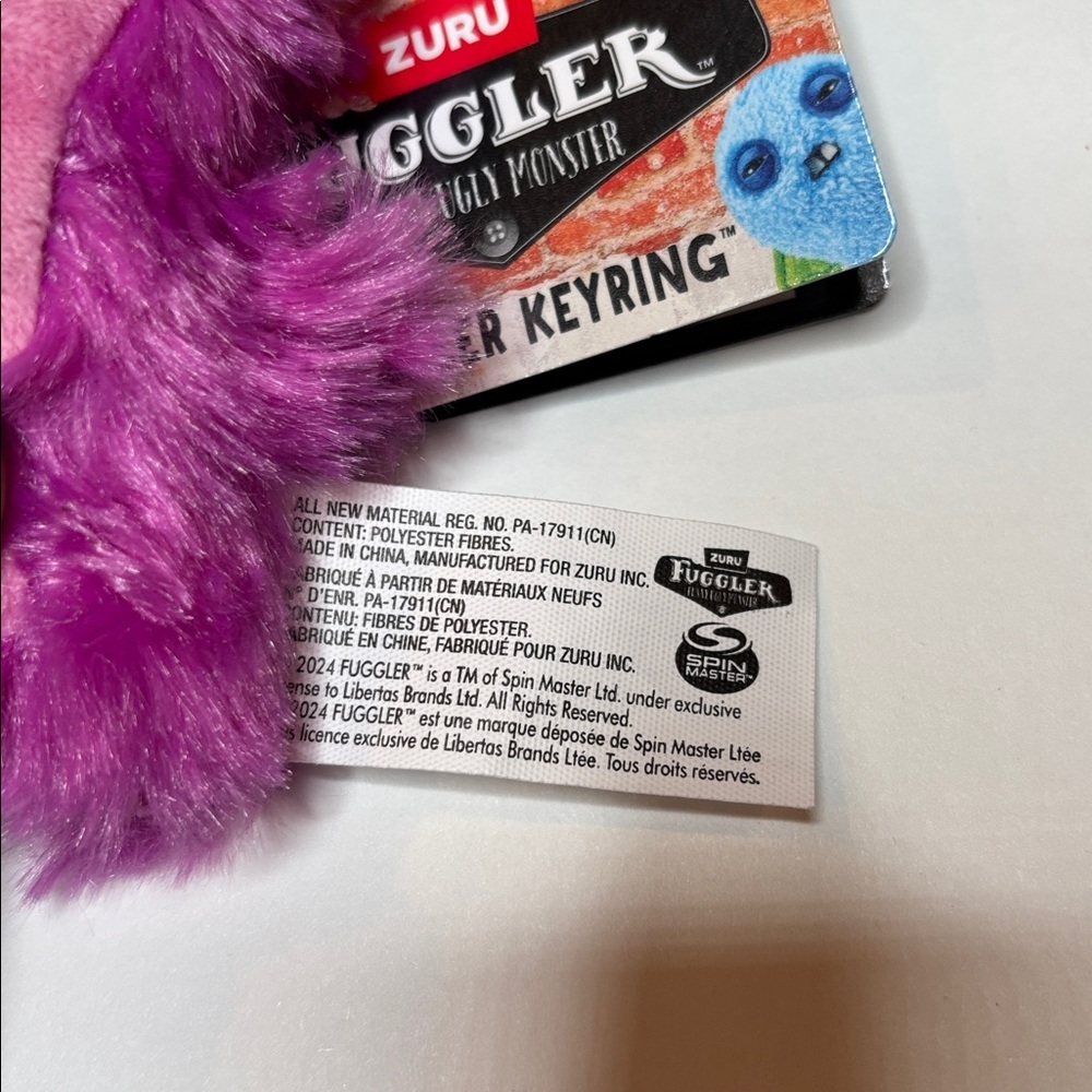 NEW Fuggler Key Ring Collectible 5" Monster Plush Keychain, Lord Long Ears - Picture 8 of 11